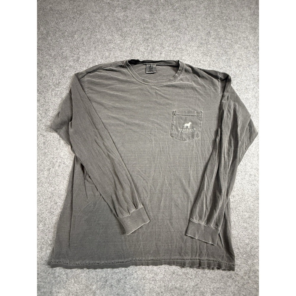 Southern Collection Hunting Shirt Mens XL Gray Duck Stamp Retriever Long Sleeve